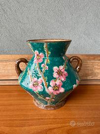 Vaso floreale Vintage Ceramica artistica Solimene