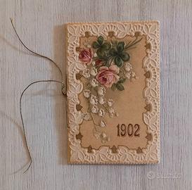Calendario Tascabile del 1902 Originale d'Epoca