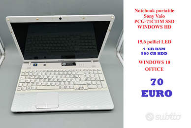 notebook portatile Sony Vaio PCG-71C11M 500 gb 4 g