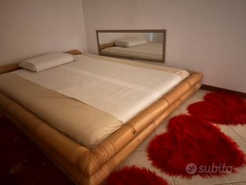 Futon matrimoniale di bambu