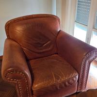 poltrona in pelle