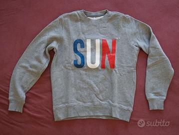 Felpa ragazzo SUN68 grigia taglia 14 anni