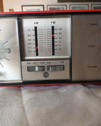 Radio sveglia vintage anni 70 CGE RC-391