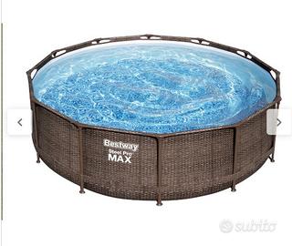  Piscina + pompa + aspiratore + retino