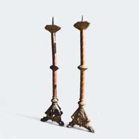 Coppia Lumi in Bronzo