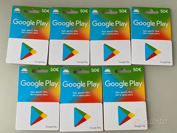 Carte prepagate Google Play