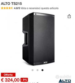 Cassa alto ts215