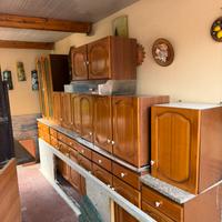 Cucina completa in legno anni 80’