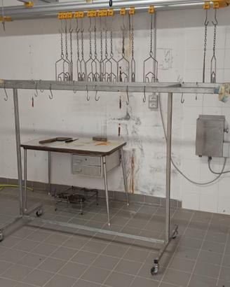 Linea pollame inox completa con spiumatrice