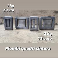Peso piombo zavorra sub subacquea apnea pesca