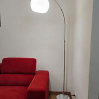 Lampada ad arco da terra moderna - Base in marmo