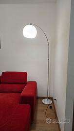 Lampada ad arco da terra moderna - Base in marmo