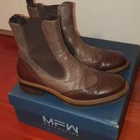 Polacchini in pelle da donna, tg 39