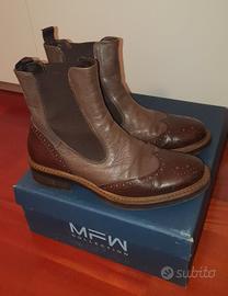 Polacchini in pelle da donna, tg 39