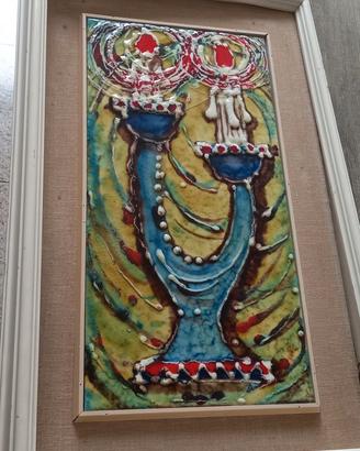 Quadro ceramica vintage