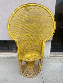 Sedia poltrona Vimini