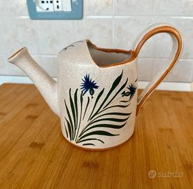 Annaffiatoio decorativo in ceramica vintage