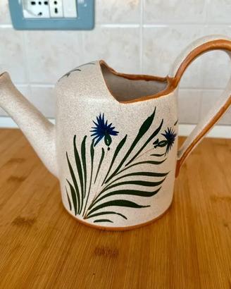 Annaffiatoio decorativo in ceramica vintage
