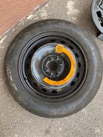 Ruotino continental 15 125/90 4 fori per auto fiat