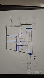 Brescia.Trilocale ristrutturato e arredato