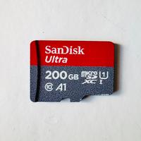 MicroSD 200GB SanDisk Ultra per Switch/Smartphone
