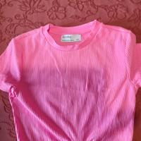 maglietta rosa acceso