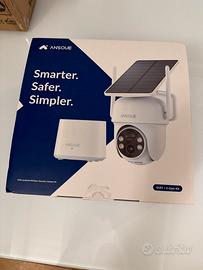 ANSQUE Kit 2 Telecamere Solari WiFi 2K