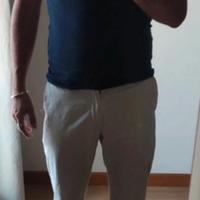 Pantaloni Calvin Klein beige Tg W32 L34