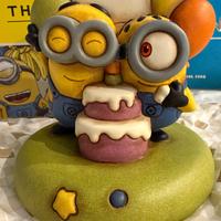 Thun Minions top cake