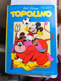 topolino con copertina dedicata al milan