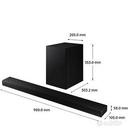 Soundbar Samsung HW-A650 Woofer wifi