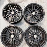 4 cerchi usati 17 pollici made in italy 332 Audi A