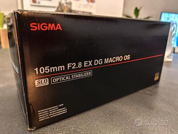 sigma 105 macro f 2.8 attacco canon