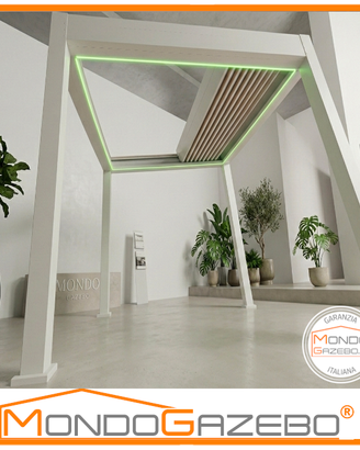 Pergola retrattile bioclimatica gazebo sample 2027