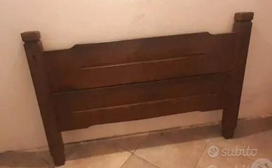 letto  una piazza e  mezza   legno  massiccio 
