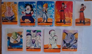 Lotto 9 Lamincards Dragon Ball Z, serie X Edibas