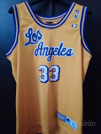 Maglia Basket Lakers Jabbar (Hardwood Classics XL)