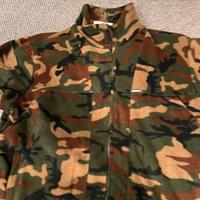 Giacca pile mimerico caccia