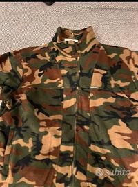 Giacca pile mimerico caccia