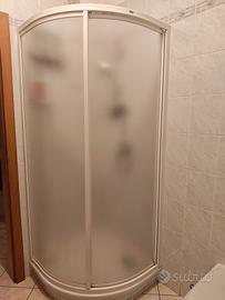 box plastica privacy  piatto doccia ceramica 