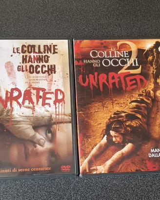 film le colline hanno gli occhi unrated 1 e 2