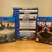 Lotto 18 giochi ps4 - prezzo trattabile