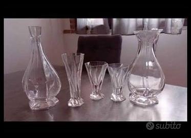 servizio bicchieri cristallo nuovi completo da 12
