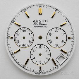 Quadrante zenith el primero bianco oro 18kt