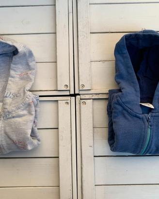 Felpa Bambino Zara 9-12 mesi 80cm Lotto 2 pz