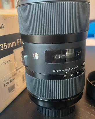 Sigma 18-35 f1.8 Art per Sony - Come nuovo