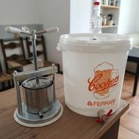 Kit Enologia: Fermentatore 25L + Torchietto + Tubo