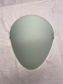 Lampada da parete Ovalina di Vistosi verde acqua