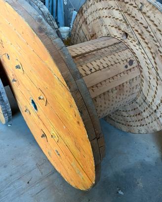 Bobine in legno per funi e cavi