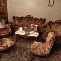 Set divano con poltrone stile barocco 